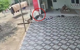 Chàng trai vấp võng ngã sấp mặt