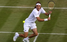 Tsitsipas suýt thua Dominic Thiem ở vòng 1 Wimbledon