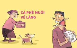 Cà phê muối về làng