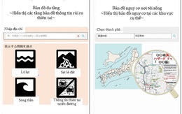 Cách người Nhật lập bản đồ phòng chống thiên tai