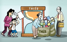 Sách giáo khoa vừa thiếu vừa thừa