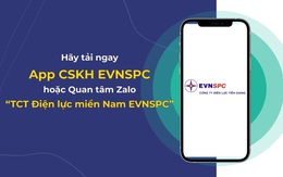 Cài đặt Zalo, App CSKH Điện lực Miền Nam để nhận thông tin các dịch vụ về điện