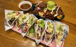 Trưa nếu chọn món Mexico, taco và nachos là dễ tìm nhất ở Sài Gòn