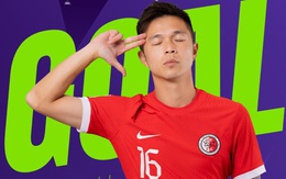 Cầu thủ Hong Kong ghi bàn thắng thứ 1.000 trong lịch sử Asian Cup