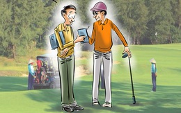 Giám đốc sở được cho về vườn đánh golf thoải mái