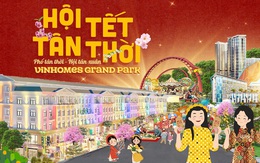 Dân Sài Thành rủ nhau check-in tại Tết retro Vinhomes Grand Park