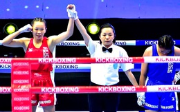 Đinh Thị Hoa thắng knock-out chưa đầy 1 phút, kickboxing Việt Nam giành 6 huy chương vàng châu Á