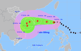 Bão Trà Mi vào Biển Đông thành bão số 6, dự báo có thể quay ngược ra biển