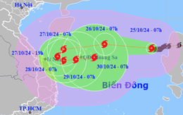 Bão mới xuất hiện sẽ làm bão Trà Mi ngoặt ra biển và suy yếu