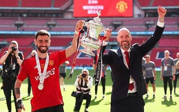 Bruno Fernandes gửi lời cảm ơn đến HLV Ten Hag vừa bị Man United sa thải