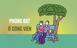 Một trường hợp 'phông bạt' trong công viên