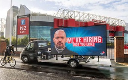 HLV Erik ten Hag của Man Utd bị cửa hàng pizza cà khịa