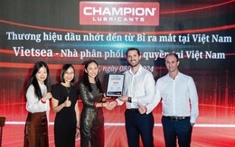 Dầu nhớt Champion từ Bỉ chính thức ra mắt tại Việt Nam