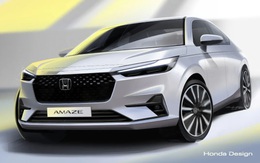 Sedan Honda Amaze nhỏ nhất, rẻ nhất hãng, đàn em City