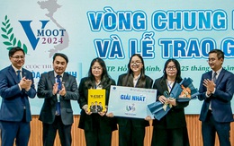 Trường đại học Luật TP.HCM đoạt giải nhất Phiên tòa giả định cấp quốc gia 2024