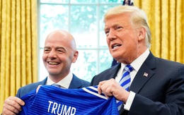 Chủ tịch FIFA chúc mừng chiến thắng của ông Trump