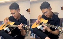 Chàng trai đánh đàn guitar siêu đỉnh