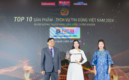 Ứng dụng NCB iziBankbiz cho doanh nghiệp tiếp tục được vinh danh Top sản phẩm Tin dùng Việt Nam