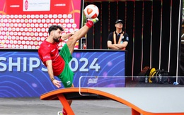 Thú vị giải teqball vô địch thế giới trên phố đi bộ Nguyễn Huệ