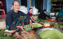 Bí quyết gia truyền của làng làm bánh chưng 'xanh như ngọc'