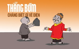 Thằng Bờm chẳng biết gì về điện