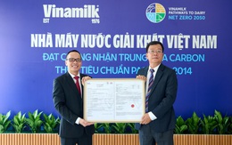 Đẩy mạnh Net Zero 2050, Vinamilk có thêm nhà máy trung hòa carbon