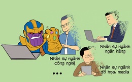 Thanos làm tan biến một nửa việc làm trên toàn hành tinh