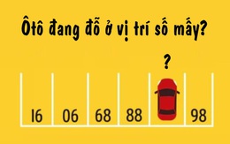 Thử thách IQ: Chiếc xe đang đỗ ở vị trí số mấy?