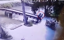 Hai bé trai suýt chết đuối khi tắm sông