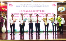 EVNSPC công bố các quyết định kiện toàn công tác cán bộ