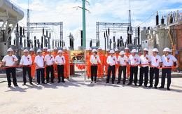 EVNNPC gắn biển công trình TBA 110kV Yên Lạc, chào mừng 55 năm thành lập