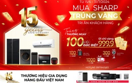 Sharp Việt Nam tặng vàng mừng sinh nhật 15 tuổi