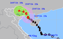 Bão số 2 đang gây mưa, gió giật mạnh ở Quảng Ninh