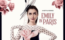 Lily Collins mặc đồ Đỗ Mạnh Cường chụp poster 'Emily in Paris'