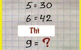 Câu đố IQ: Nếu 2=6 và 3=12 thì 9=?