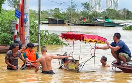 Lũ sông Hồng qua Hà Nội ổn định và dự báo rút chậm