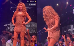 Shakira tức giận rời sân khấu vì bị quay lén dưới váy