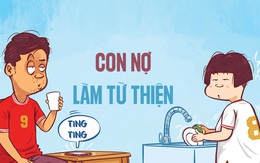 Chủ nợ ấm lòng khi con nợ 'làm từ thiện'