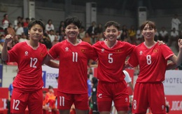 Tuyển futsal nữ Việt Nam hạ Myanmar ở giải châu Á