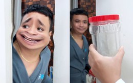 Thanh niên khổ sở vì 'Peter khủng'