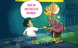 Đố ngoại định nghĩa được 'suất ăn bán trú'