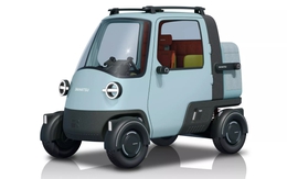 Ô tô điện mini trông như đồ chơi, khó tin lại là xe bán tải 'nhỏ nhất thế giới'