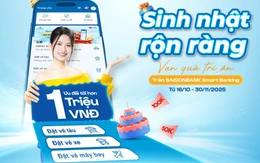 SAIGONBANK triển khai chương trình khuyến mại ‘Sinh nhật rộn ràng - Vạn quà tri ân’
