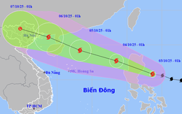 Bão Matmo đi nhanh, gió có thể mạnh tới cấp 12, giật cấp 15