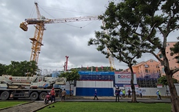 Gãy tháp cẩu tại công trình Hiyori Aqua Tower ở Đà Nẵng, một công nhân tử vong