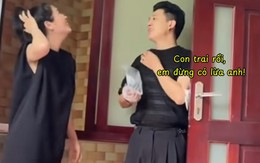 Chồng mừng như bắt được vàng khi nghe vợ báo tin vui