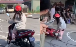 Màn thi bằng lái xe máy khiến dân mạng cười lăn