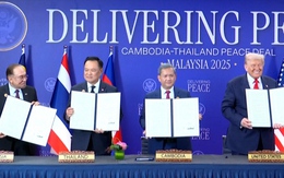 Ông Trump nói thỏa thuận hòa bình Thái Lan - Campuchia là 'thỏa thuận lịch sử'