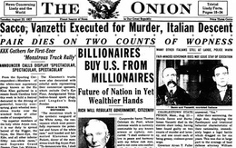 Thực hư bài báo năm 1927 tuyên bố Mỹ được bán cho 
'5 tỉ phú'?