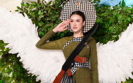 Trịnh Mỹ Anh mang trang phục dân tộc lấy cảm hứng hình tượng phụ nữ Việt đến Miss Earth 2025